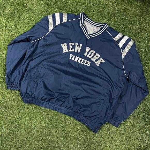 Vintage New York Yankees Reversible Windbreaker Jacket - Picture 1 of 5